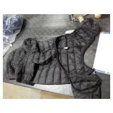 LoveLongLong Dog Coat - Warm Jacket, 4-Legs Covered Waterproof Windproof Reflective Dog Vest, Zippered Adjustable Outdoor Snow Jacket for Small to XXL Dogs, Black