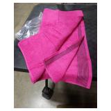BELIZZI HOME Ultra Soft 2 Pack Oversized Bath Towel Set, 28x55 inches, 100% Cotton, Large, Hot Pink