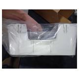 LEVERLOC Shower Caddy Suction Cup, Shower Organizer Removable Bathroom Shelf, Storage Suction Powerful Max Hold 22lbs Bathroom Caddy Waterproof Holder, White