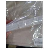 BTTN Fabric Shower Curtain, Linen Textured Heavy Duty Polyester Cloth Shower Curtain Set with 12 Plastic Hooks, Hotel Luxury Waterproof Decorative Shower Curtains for Bathroom - 72x72 - Beige/Cream