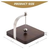 Napkin Holder, Wood Square for Table Dispenser with Weighted Arm, Perfect for Kitchen, Office, Restaurant,Home Decor, Cafe, Warming Gift