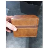 ROTHWELL 2 Watch Travel Case Storage Organizer for 2 Watches | Tough Portable Protection w/Zipper Fits All Wristwatches & Smart Watches Up to 50mm