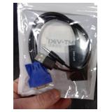 MT-VIKI VGA to HDMI Adapter, 1080P Converter with Audio+USB Power from VGA Computer/Laptop to HDMI TV/Monitor, Male to Female (1 Pack)