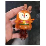 BAIRUYAO Christmas Clockwork Dancing Toy Mini Interactive Magic Dancing Sliding Toy 2025 New Decorations White Elephant Festival Gifts Birthday Gifts (Reindeer)