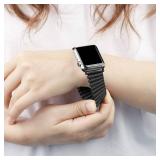 YOUKEX Stretchable Stainless Bands Compatible with for Apple Watch Band 42mm 38mm 40mm 44mm,Stainless Steel Stretch Watch Band Metal Expansion in Brushed, Compatible with iWatch Series 6/5/4/3/2/1 SE