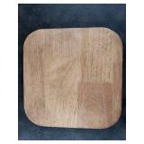 Wesketch 9.3 Inch Wooden Step Stool for Adults and Toddlers, Portable & Sturdy, Plant Stool with Four Detachable and Assembled Legs for Playroom, Kitchen, Bedroom, Bathtub-Walnut