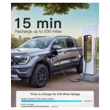 Tesla Supercharger to CCS1 Charger Adapter NACS to CCS1 Adapter, 500A/1000V fit for V3/V4 Tesla Supercharger, Nacs DC Adapter Compatible with Ford, Rivian, GM, Volvo, Polestar, Hyundai CCS1 EVs, Black