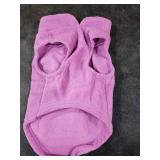 4 Pcs Dog Fleece Vest Sweater Winter Warm Dog Sleeveless Jacket Soft Pullover Fleece Cold Weather Coat Hoodie with D-Ring Leash for Small Medium Dogs Unisex (Purple, Blue, Rose, Red, Medium)