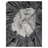 hyha Waterproof Couch Cushion Covers for Pets, Non Slip Sofa Seat Cover for Dogs Washable, Soft Thick Stretch Jacquard Fabric, Sofa Slipcovers with Elastic Bottom (3 Pieces, Grey)