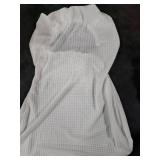 Bifaunvogel Counter Height Bar Chairs Cover Set of 4 Jacquard Swivel Bar Stools Slipcovers Stretchable Swivel Barstools Chair Covers Protector for Home Kitchen Bar Cafe White