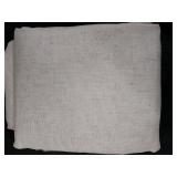 Pitalk 90 Inch Curtains 2 Pc Cream Ivory Curtain Panels 42 In Wide Back Tab Loop Pocket Energy Efficient Sheer Linen Drape for Dining Room Living Farm Country House Villa Home Office Study W 42 x L 90