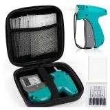 BEVTEE Price Tagging Guns for Clothes, Retail Price Tag Attacher Guns for Clothing (Not Stitch Gun), Includes 5 Needles, 1008 Barbs Fasteners, 1 Hard EVA Bag(Green)