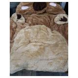 iPlay, iLearn Kid Sleeping Bag, Plush Capybara Slumber Bag, Toddler Girl Boy Nap Mat, 2 In 1 Brown Animal Pillow, Happy Travel Sleepover Daycare Preschool Birthday Gift for Age 3 4 5 6 7 8 10 12 Child