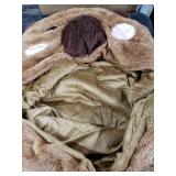 iPlay, iLearn Kid Sleeping Bag, Plush Capybara Slumber Bag, Toddler Girl Boy Nap Mat, 2 In 1 Brown Animal Pillow, Happy Travel Sleepover Daycare Preschool Birthday Gift for Age 3 4 5 6 7 8 10 12 Child