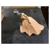 Guichifun Fairy Statue Collection Home Decoration - Orange Leaf Angel Girls Resin Fall Christmas Decor for Outside or Inside Rustic Garden Outdoor Yard Decorations Figurines Gift 8.5 x 5.25 x 12 Inch