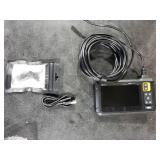 Endoscope Camera with Light, Inspection Borescope Camera with 4.3 IPS Screen, 1920P HD with 8 LED Lights, 16.5FT Semi-Rigid Cord Bore Scope, IP67 Waterproof Endoscope for Sewer, Tools(Orange)