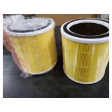 2 Pack AC400 Air Purifiers Replacement Filter for Purivortex AC400 Air Purifier, 3-in-1 HEPA Technology High Efficiency Pet Care Filter, Yellow