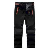 Jessie Kidden Kids Boys Girls Youth Waterproof Windproof Hiking Ski Snow Pants Elastic Waist Warm Insulated Fleece Lined Winter Pants (16010 Black, 14-16 Years)