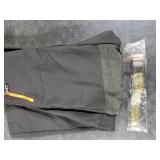 Jessie Kidden Kids Boys Girls Youth Waterproof Windproof Hiking Ski Snow Pants Elastic Waist Warm Insulated Fleece Lined Winter Pants (16010 Black, 14-16 Years)