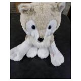 Miguelina 5PCS Wolf Plush Toys - 13.4 Inch Wolf Mom with Little Mini Babies Stuffed Animal Plush Huggable Cuddly Fluffly Wolf Plushie Family Set Easter Gifts