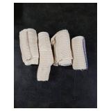 AZEN Premium Pack Elastic Bandage Wrap 4 Inch, Compression Wrap Bandage for Legs, Lymphedema Wraps for Legs, Ankle, Knee, Tummy, Body, Latex-Free