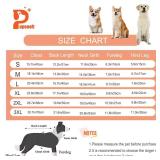 Dog Winter Warmer Fleece Onesie, Bodysuit for Small Medium Large Dogs, Stretchy Cold Weather Pet Warmer Jumpsuit Puppy Onesie Lightweight, Pink, Medium