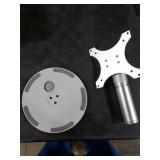 Letlar Tiltable Stand for Show 21 and 15 (1st, 2nd Gen), Rotatable Table Holder for Alexa 21, Metal Desktop Base for Echo 15