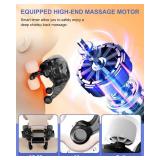 CRECAD Neck Massager Pillow with Heat, Shiatsu Back and Shoulder Massage with Deep Tissue Kneading, Portable Cervical Traction Device for Full Body Muscle Pain Relief, Gift for Women Men