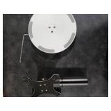 Almoz Desk Stand for Echo Show 21, Echo Show 15 (All Generations), Raises Up to 9.5 from Desk, Tilt and Swivel Mount for Alexa Echo Show 21, No Tools Required, Stable Centered Rod Design (UP-Blcak)