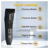 Beatslm Beard Trimmer for Men, Groin & Body Hair Trimmer, Electric Shaver, Nose & Ear Hair Clippers, 4 in 1 Men