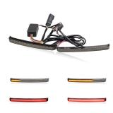 MotoParAcc Saddle bag LED Tail Lights Smoked Saddlebag Brake Running Light with Sequential LED Turn Signals for Harley Touring, Sportster, Dyna, Street Glide Road King 2014-2023