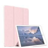 Divufus Case for iPad Air 2 (2nd Generation) 9.7 Inch, Lightweight Slim Auto Sleep/Wake Trifold Stand Smart Cover, Soft TPU Case for iPad Air 2nd Gen(2014 Released), Pink