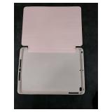 Divufus Case for iPad Air 2 (2nd Generation) 9.7 Inch, Lightweight Slim Auto Sleep/Wake Trifold Stand Smart Cover, Soft TPU Case for iPad Air 2nd Gen(2014 Released), Pink