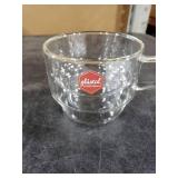 glastal 12 oz Latte Macchiato Glasses, Double-Walled Coffee Glasses, Set of 2, Glass Stackable Coffee Cups, Tea Glasses with Handle for Cappuccino, Tea, Milk, Gifts for Women Friends New Home Gift