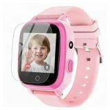 cjc 4G Smart Watch for Kids with GPS Tracker, Globally Applicable, Texting and Calling, Kids Watch for Ages 4-12 - Includes Video Call, Chat, SOS Alerts, App - Fun & Educational Birthday Gift Idea
