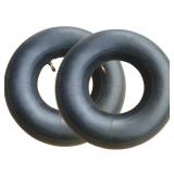 2-Pack 15x6.00-6 Inner Tubes with TR-87 Bent Valve Stem for Lawn Mower,Riding Mowers,Snow Blower,ATVs,Go-Karts,Golf Carts