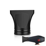 UAIAGM 1PCS Hair Dryer Attachment Universal Black Plastic Blower Nozzle Replacement Styling Tool for Home Use or Professional Salon Hairdressing Blow Outer Diameter 4.2cm to 4.6cm