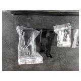 Curtain Rods for Windows 2 Pack 36-48 inch, 5/8 inch Matte Black Curtain Rod with Brackets Adjustable by Splicing for Bedroom Kitchen Study Living Room