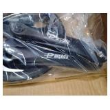 Bike Crankset for Ebike: 48T/52T Universal Bike Crankset Set Double Chain Cover 170mm Aluminium Alloy Arm for Single Speed and 6/7/8 Speeds Electric Bikes, Fat Tire Bike (Crank Removal Tool Included)