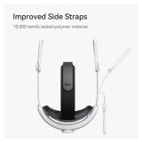 KIWI design K2 Comfort Head Strap Accessories Compatible with Oculus/Meta Quest 2, Elite Strap Replacement for Enhanced Support of VR Headset, NOT for Meta Quest 3/3S