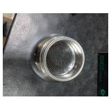 Coffee Gator 9 Cup Moka Pot, 15oz Stovetop Espresso Maker for Italian Coffee, Transparent Glass & Stainless Steel Design, Silver, 450ml