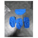 4-Pack CPAP Mask Liners Compatible with F20 F10 and Most Full Face Masks, Bamboo Fiber CPAP Mask Cushions, Comfortable & Snug Fit (Blue)