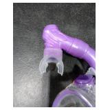 Gintenco Kids Snorkel Set, Diving Mask for Children as Unisex Kids Swimming Goggles, Anti-Fog Diving Mask and Dry Top Snorkel Combo Set for Junior and Youth PURPLE