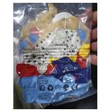 Dog Paw Balloons, 12 Inch Dog Paw Print Balloons, Royal Blue and Red Yellow Balloons, Red and Blue Confetti Balloons for Puppy Theme Boys Girls Birthday Baby Shower Party Decorations