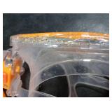 Gintenco Kids Snorkel Set, Diving Mask for Children as Unisex Kids Swimming Goggles, Anti-Fog Diving Mask and Dry Top Snorkel Combo Set for Junior and Youth ORANGE