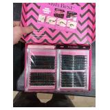 MilyBest 4 Styles Lash Clusters Kit 864Pcs Eyelash Clusters Lash Kit Volume Lashes Clusters D Curl DIY Individual False Eyelashes with 2 Bond & Seal Wispy Bulk Cluster Eyelash Extensions Kit