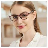 EYEGUARD Reading Glasses 4 Pack Quality Fashion Colorful Readers for Women +5.00