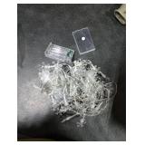 Christmas Lights, 20 Ft 40 LED Snowflake String Lights Battery Operated Waterproof Fairy Lights for Bedroom Patio Room Garden Party Home Xmas Decor Indoor Outdoor Christmas Tree Decorations Cool White