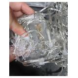 Christmas Lights, 20 Ft 40 LED Snowflake String Lights Battery Operated Waterproof Fairy Lights for Bedroom Patio Room Garden Party Home Xmas Decor Indoor Outdoor Christmas Tree Decorations Cool White