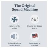 Yogasleep Dohm (White/Gray) The Original White Noise Machine, Relaxing Natural Sound from a Real Fan, Sleep Aid & Noise Cancelling for Adults & Baby, Office Privacy & Meditation, Baby Registry